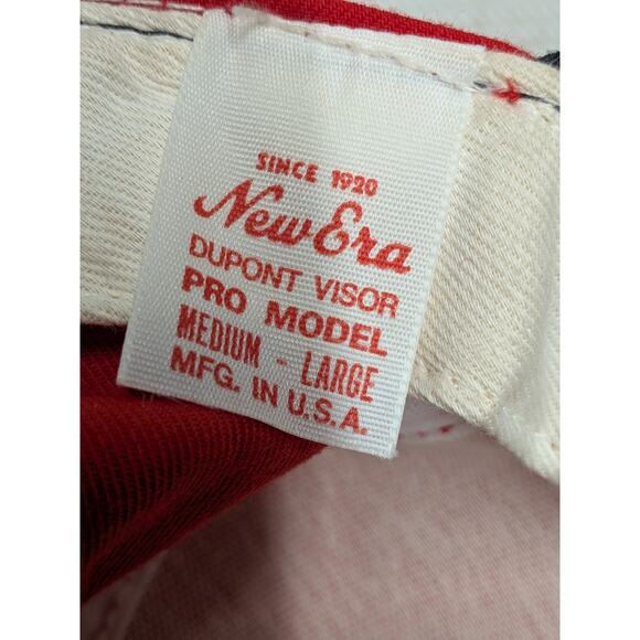 Vintage Chicago Bulls New Era Snapback Hat Cap DUPONT PRO MODEL Made In USA - Picture 8 of 8